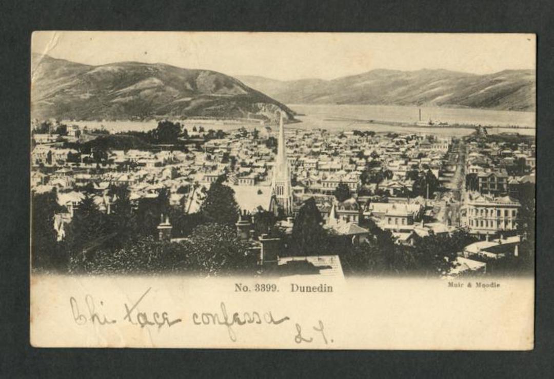 Early Undivided Postcard by Muir & Moodie of Dunedin. - 249106 - Postcard image 0