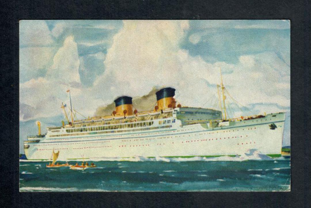 Coloured Postcard of the liner Mariposa. - 40308 - Postcard image 0