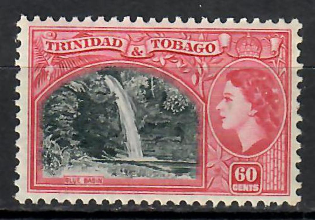TRINIDAD & TOBAGO 1953 Elizabeth 2nd Definitive 60c Blackish Green and Carmine. - 70718 - Mint image 0