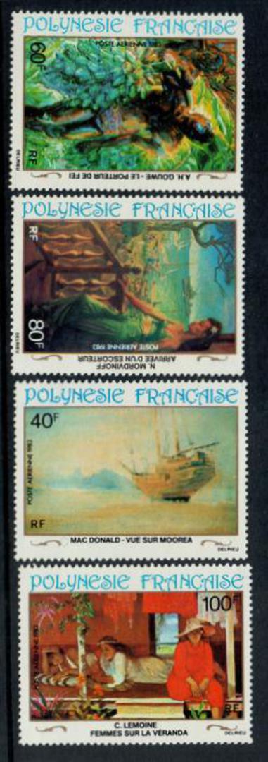 FRENCH POLYNESIA 1983 20th Century Paintings. Set of 4. - 50674 - UHM image 0
