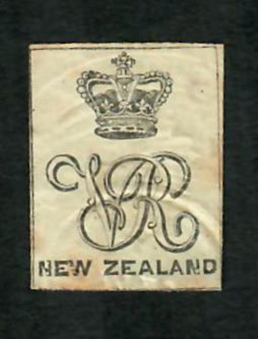 NEW ZEALAND Seal cut from an old document. Crown "VR New Zealand ". - 75159 - Fiscal image 0
