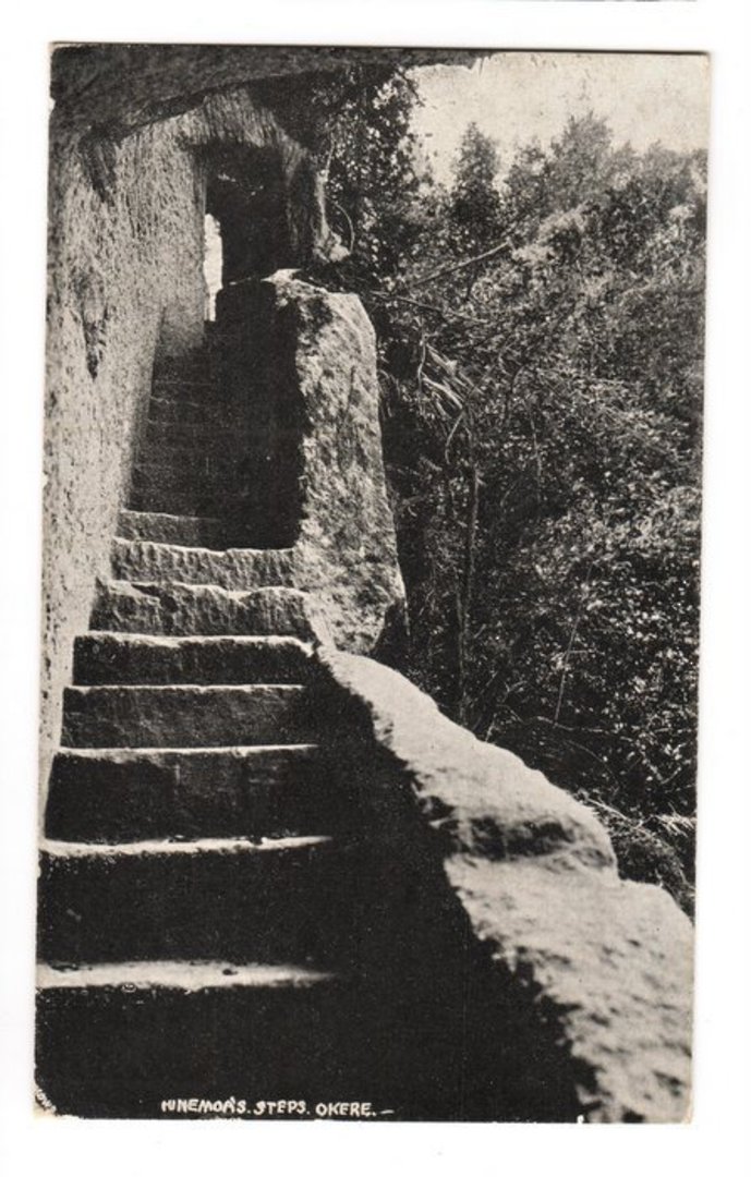 Real Photograph of Hinemoa's Steps Okere. - 245962 - Postcard image 0