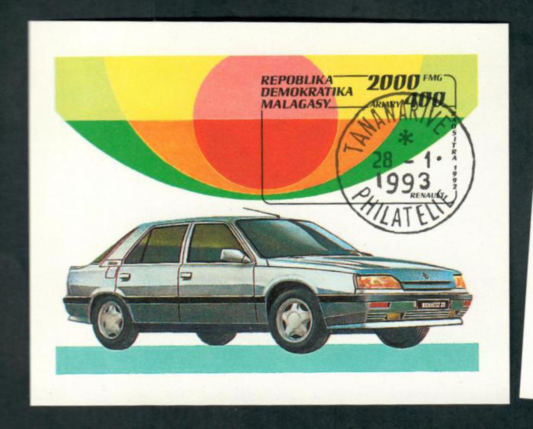 MALAGASY REPUBLIC 1993 Renault. Miniature sheet. - 52378 - CTO image 0