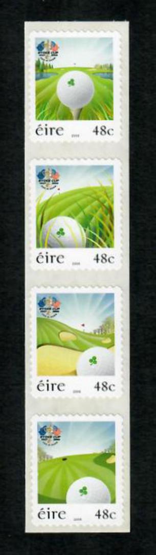 IRELAND 2006 Ryder Cup. Self Adhesive. Strip of 4. - 53270 - UHM image 0