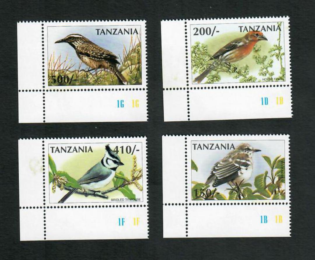 TANZANIA 1997 Birds. Set of 4. - 81477 - UHM image 0