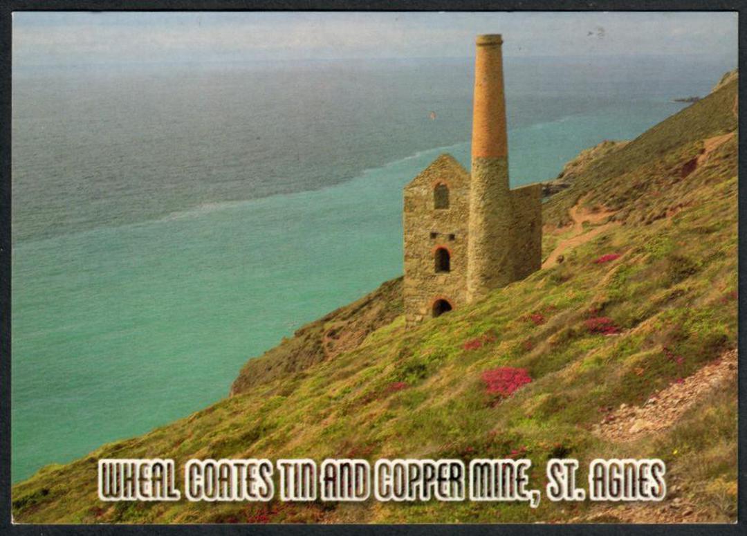 CORNWALL St Agnes Tin and Copper Mine. Modern Coloured Postcard. - 442584 - Postcard image 0