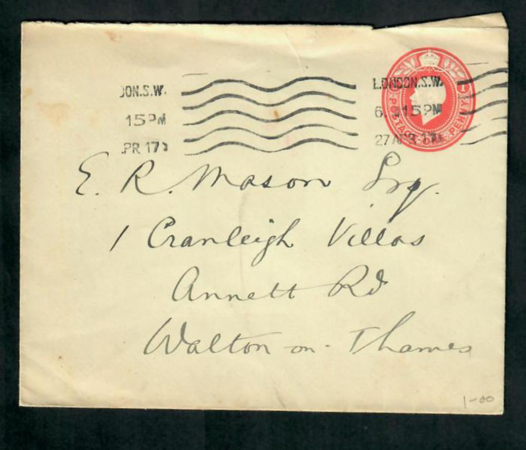 GREAT BRITAIN 1917 Letter from Royal Academy of Arts. Arms on the reverse. - 31730 - PostalHist image 0
