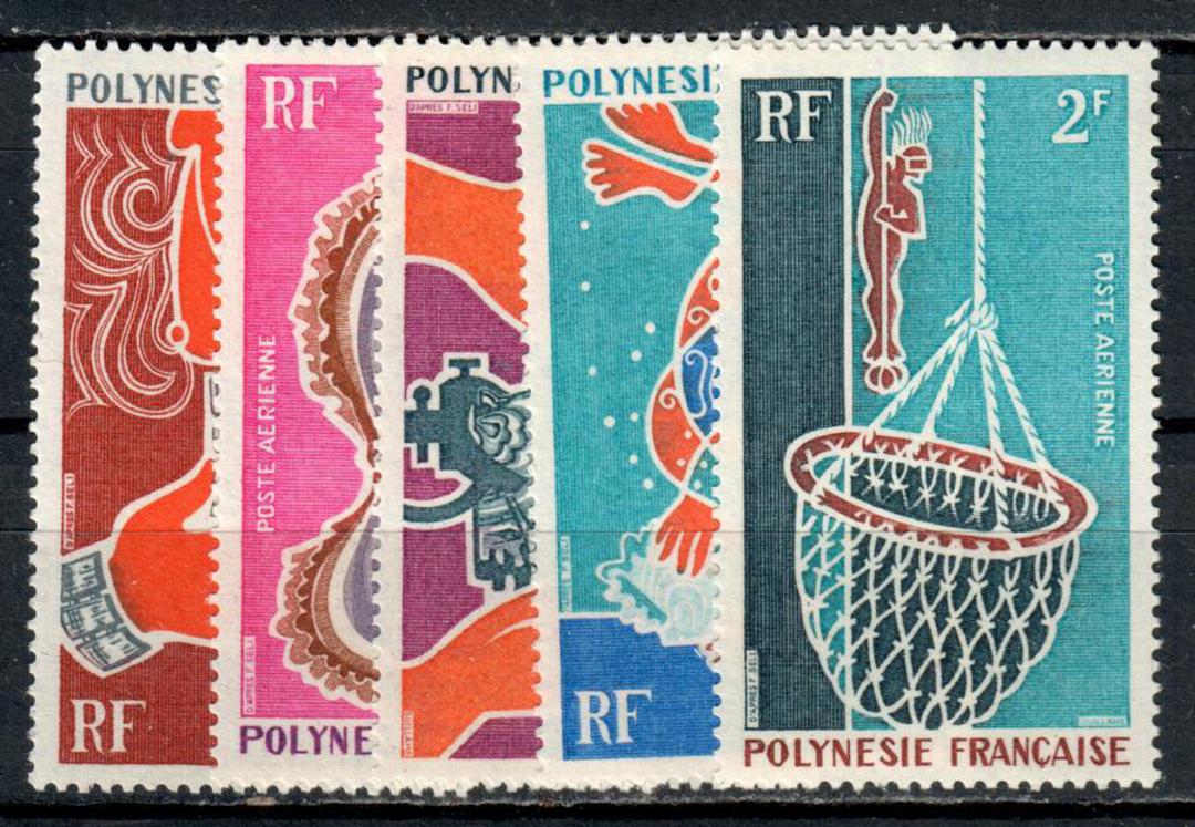 FRENCH POLYNESIA 1970 Pearl Diving. Set of 5. Very lightly hinged. - 81831 - LHM image 0