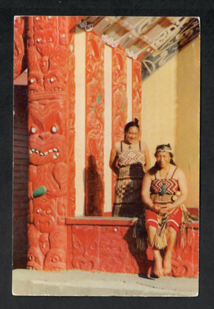Modern Coloured Postcard by Gladys Goodall of Maori Guides Whakarewarewa.. - 444136 - Postcard image 0