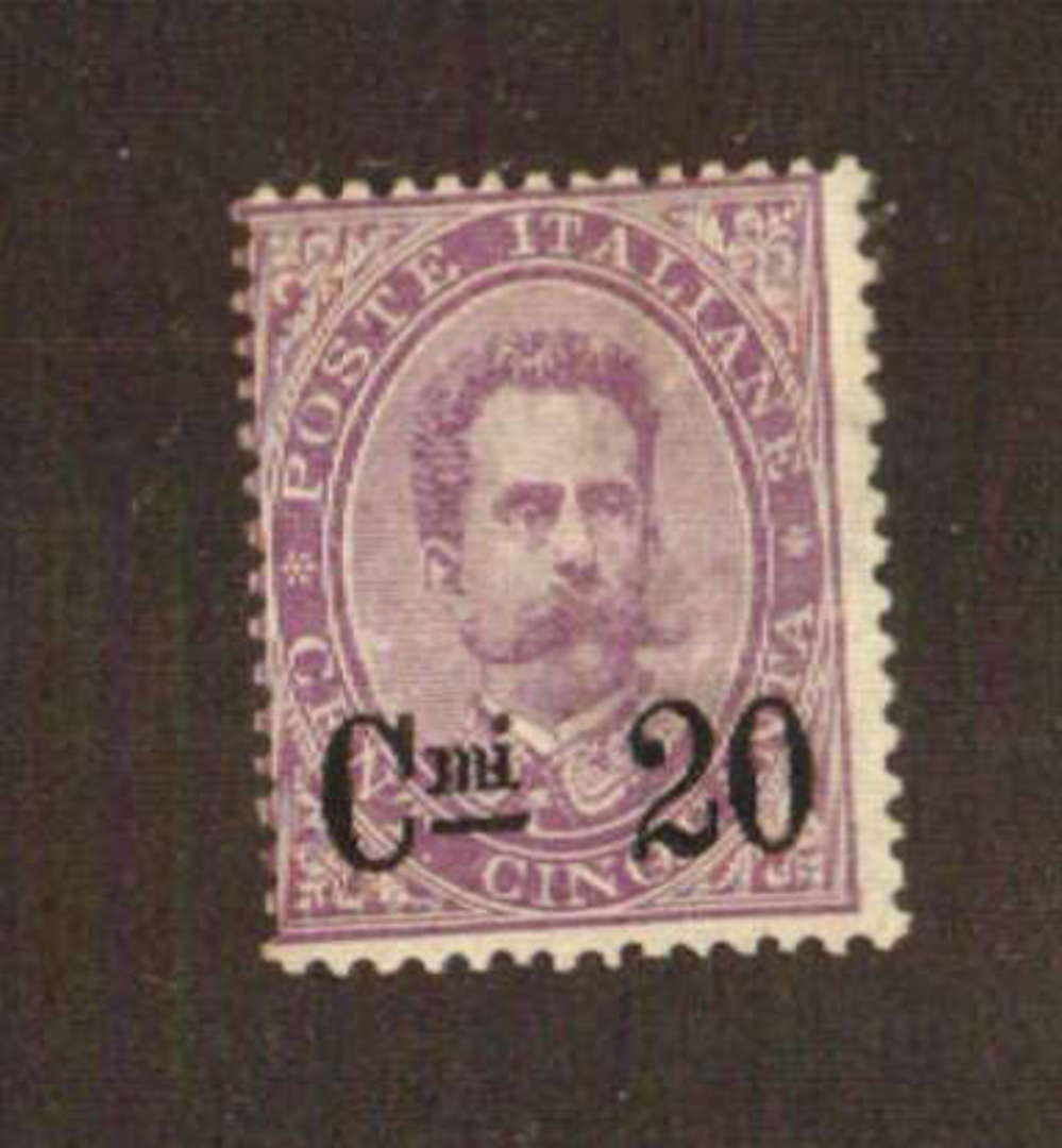 ITALY 1890 Definitive Surcharge 20c on 50c Mauve. - 71149 - MNG image 0