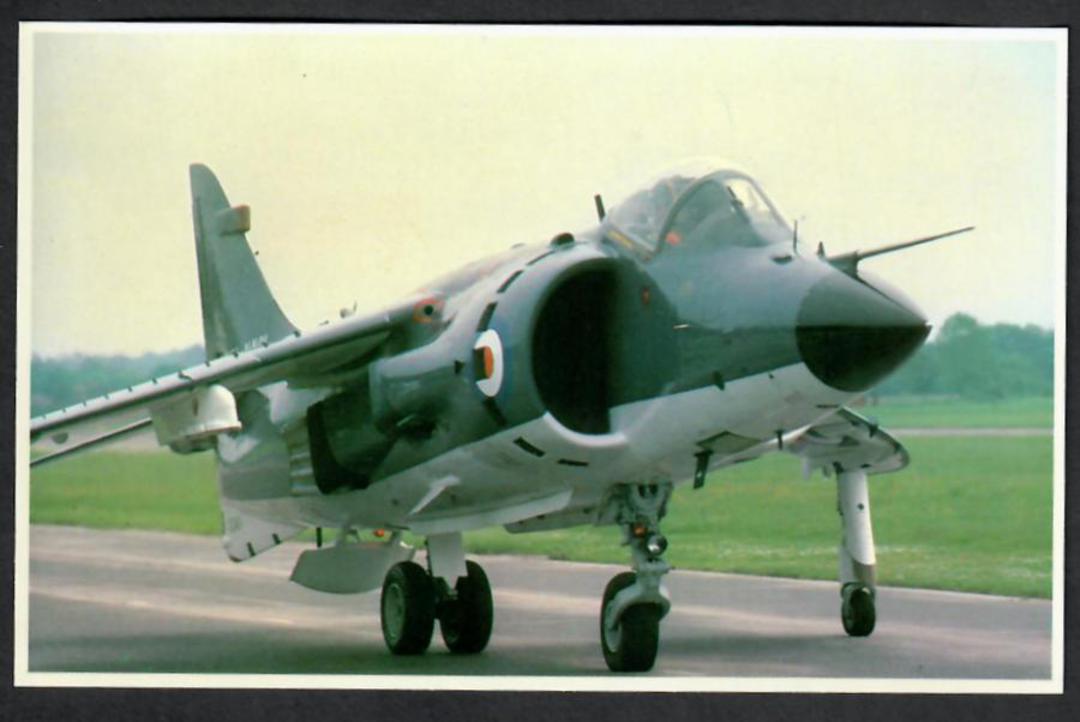 War in the South Atlantic. Coloured postcard. Harrier Vertical Take-off Jump-Jet. - 44143 - Postcard image 0