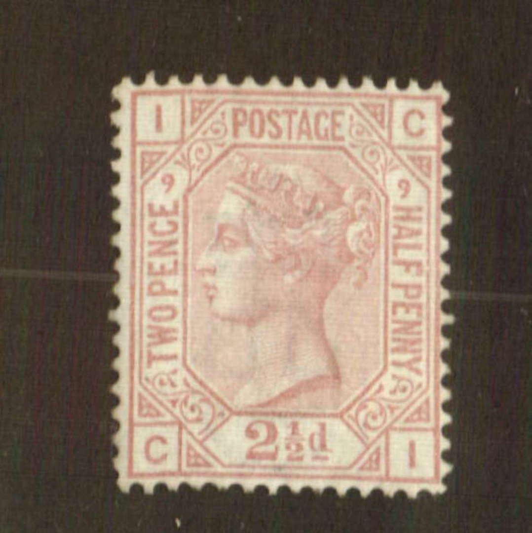 GREAT BRITAIN 1873 Victoria 1st Definitive 2½d Rosy Mauve. Watermark Orb. Plate 9. Almost qualifies as unhinged. - 74487 - LHM image 0