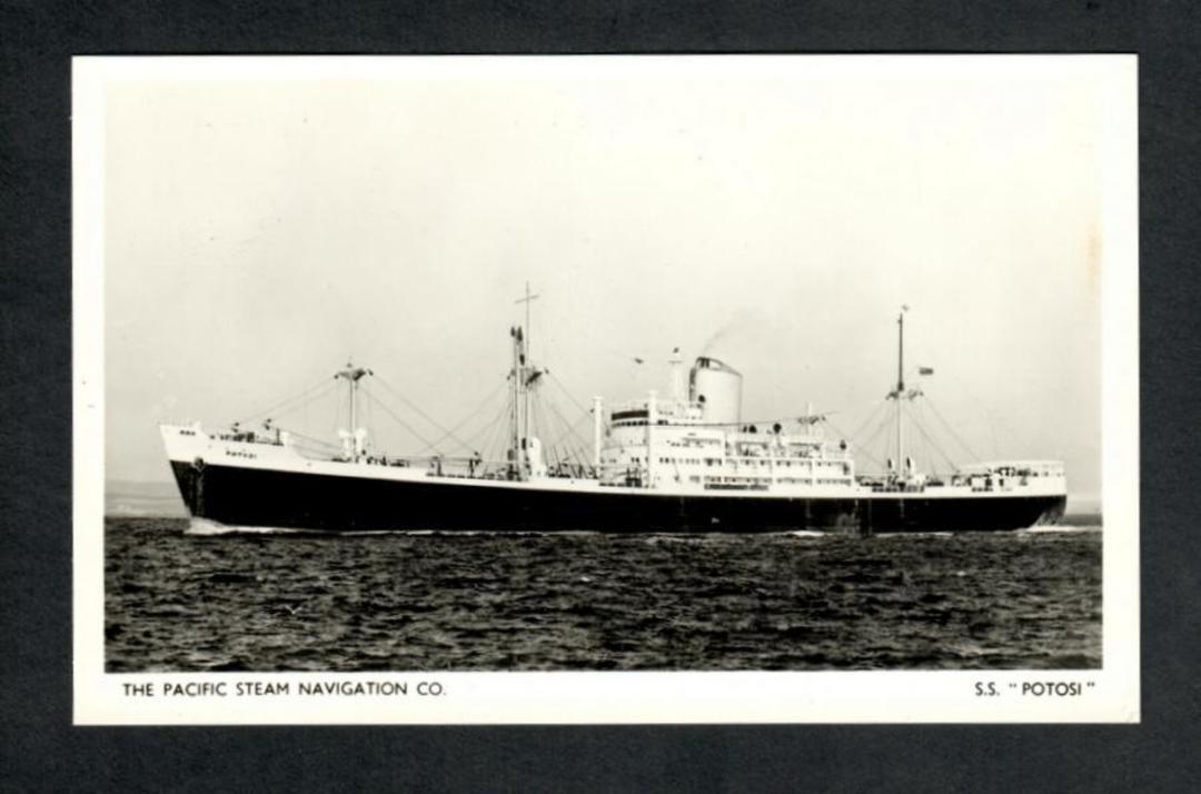Real Photograph of Pacific Steam Navigation Co S S Potosi. - 40209 - Postcard image 0
