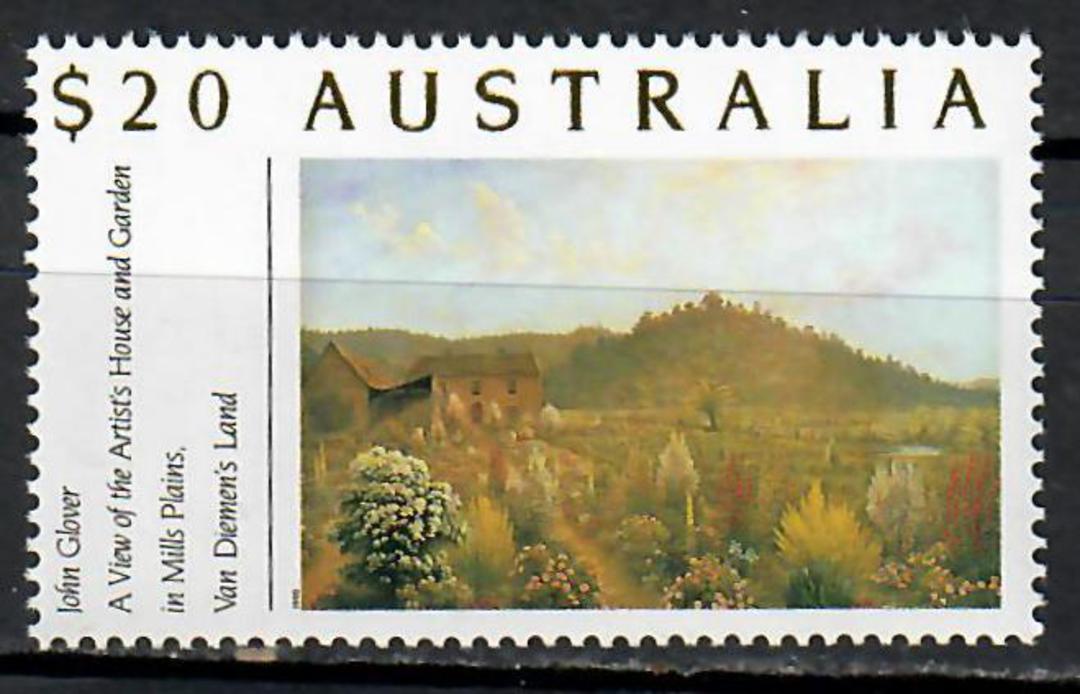 AUSTRALIA 1990 A View of the Artist's House and Gardens in Mills Plains, Van Diemen's Land by John Glover. - 80683 - UHM image 0
