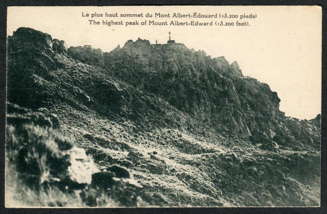 PAPUA NEW GUINEA Postcard of The Highest Peak of Mount Albert-Edward. - 243912 - Postcard image 0