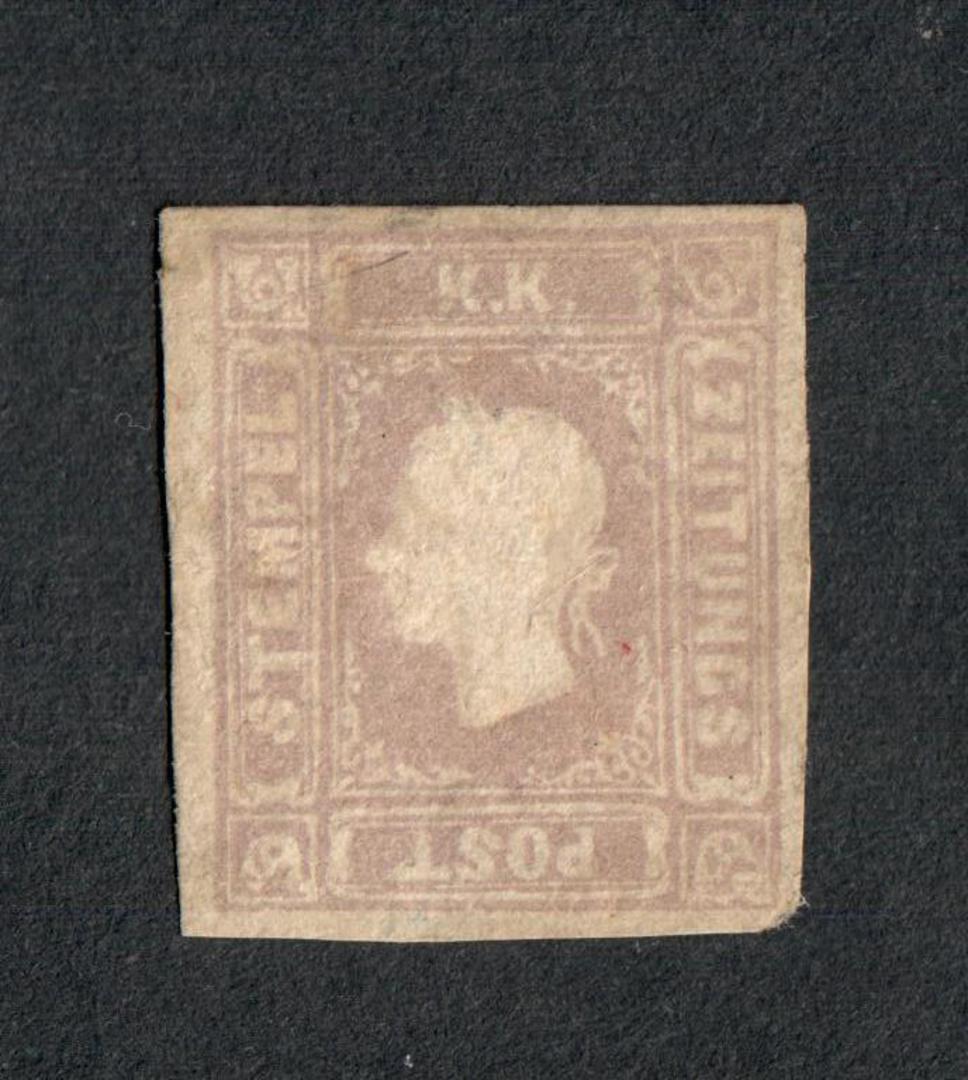 AUSTRIA 1858 Newspaper 1k05 Dull Purple. It will be a reprint. 4 margins. - 75539 - Mint image 0