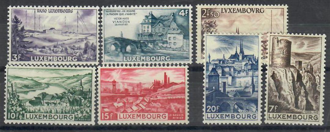 LUXEMBOURG 1948 Tourism. Set of 7. - 23745 - Mint image 0