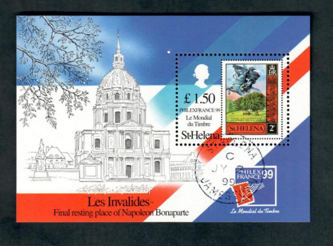 ST HELENA 1999 Philexfrance '99 International Stamp Exhibition. Miniature sheet. - 50481 - VFU image 0