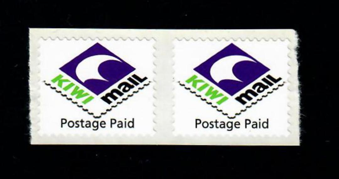 NEW ZEALAND Kiwi Mail Postage Paid label.Pair. - 79421 - UHM image 0