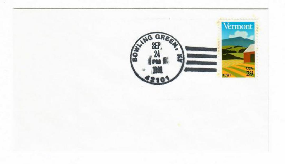 USA 1991 Postmark BOWLING GREEN Kentuky. image 0