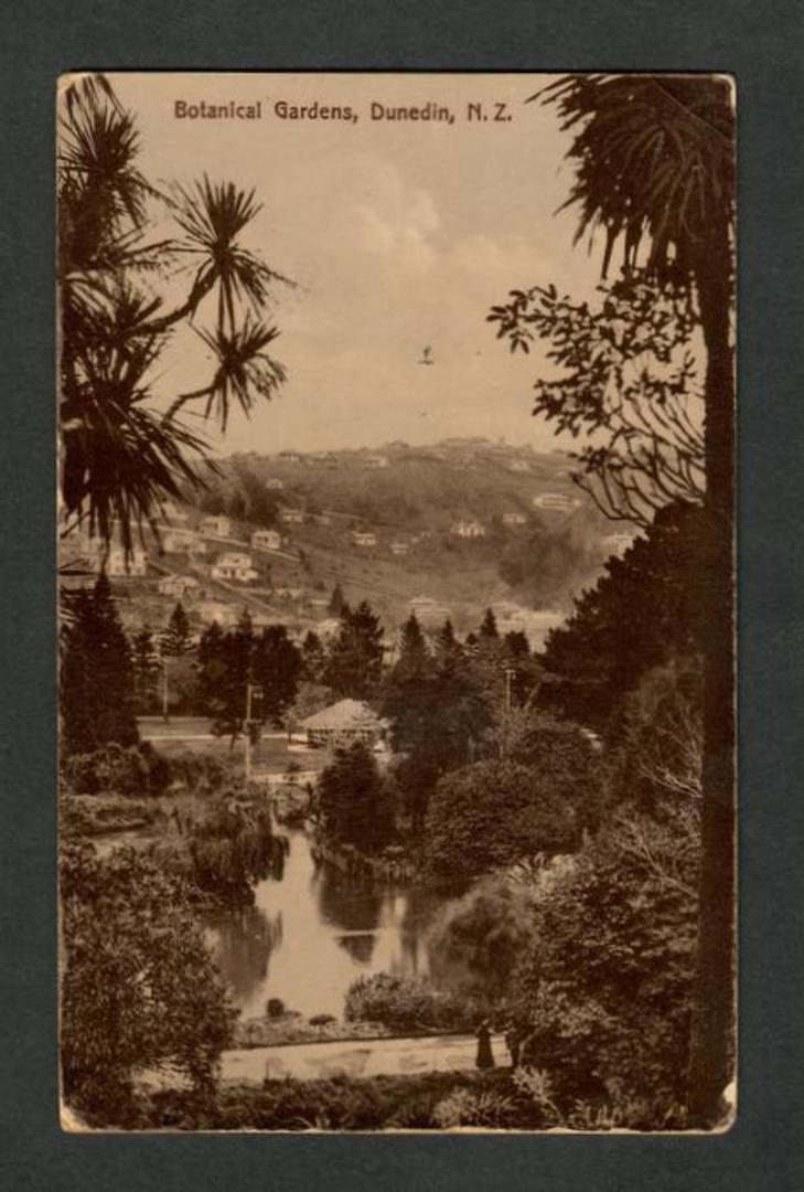 Postcard of Botannical Gardens Dunedin. - 49283 - Postcard image 0