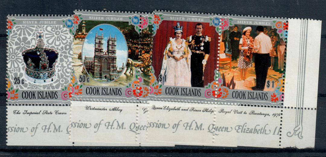 COOK ISLANDS 1978 Silver Jubilee. Set of 6. Scott 465-470 $US 8.50. - 21077 - UHM image 0