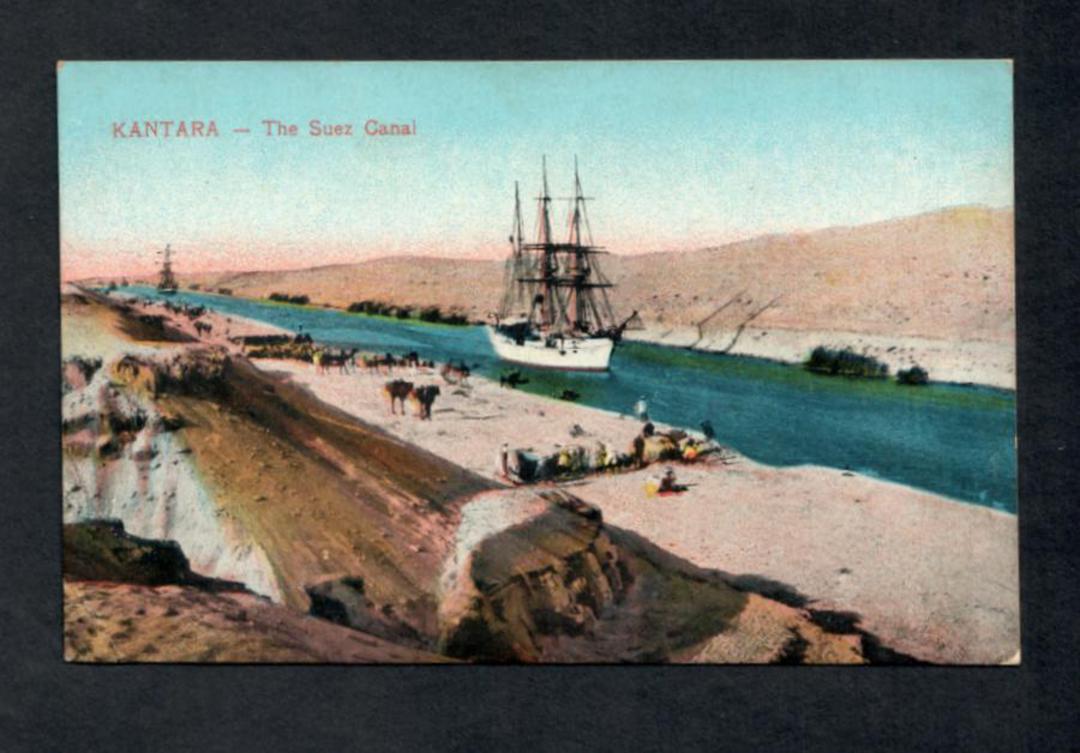 Coloured Postcard of Kantara in the Suez Canal. - 40220 - Postcard image 0