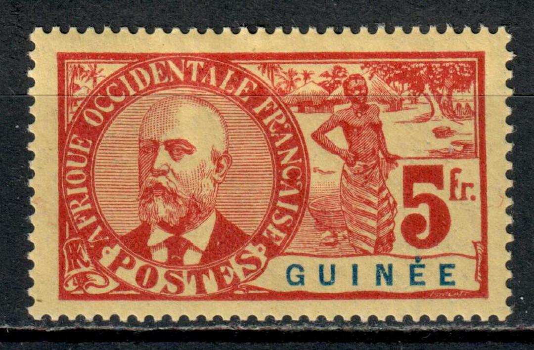 FRENCH GUINEA 1906 Definitive Blue on Yellow-Green. - 8988 - Mint image 0