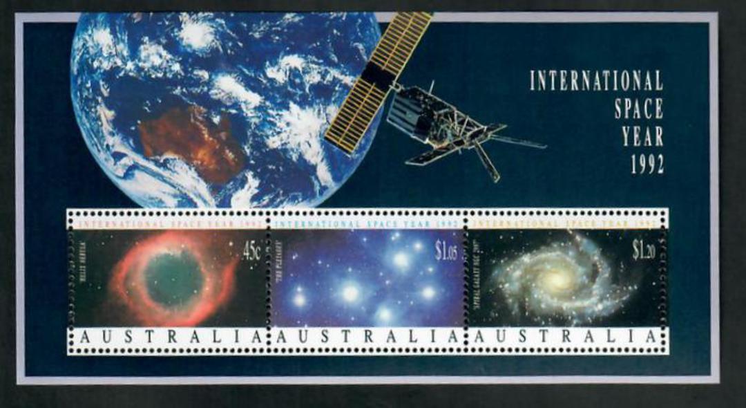 AUSTRALIA 1992 International Space Year. Miniature sheet. - 51015 - UHM image 0