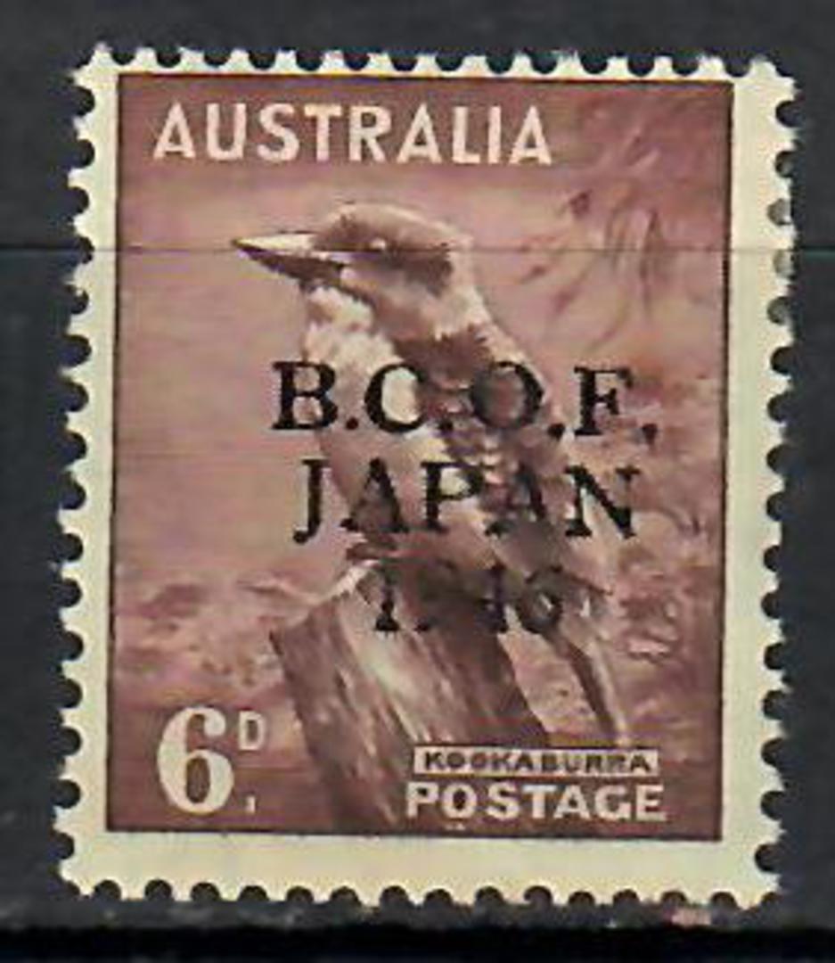 AUSTRALIA British Commonwealth Occupation Force (Japan) 1946 Definitive 6d Purple-Brown. - 70808 - Mint image 0