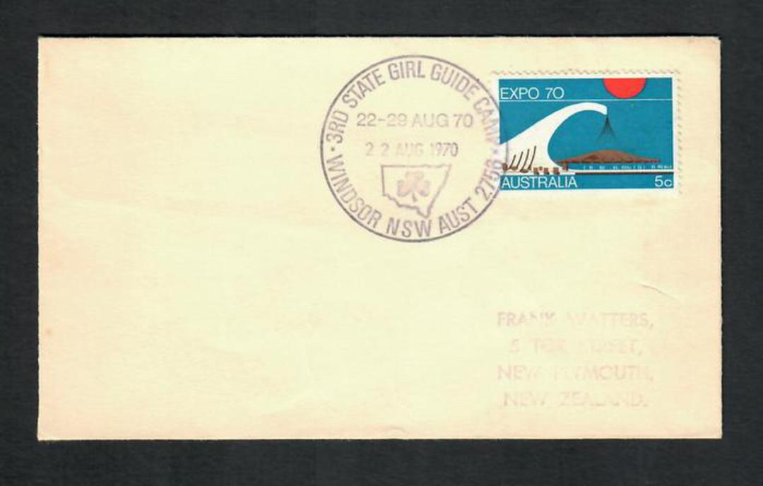 AUSTRALIA 1970 Cover 3rd State Girl Guide Camp. - 32220 - PostalHist image 0
