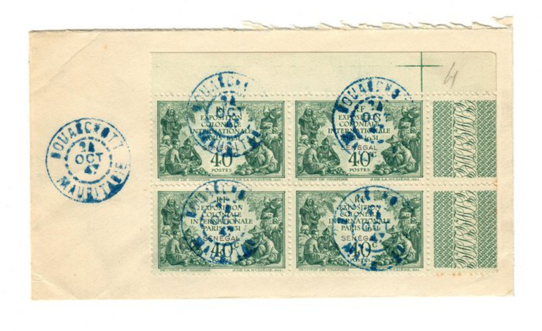 MAURITANIA 1947  Letter from Nouakchott to New York. - 37835 - PostalHist image 0