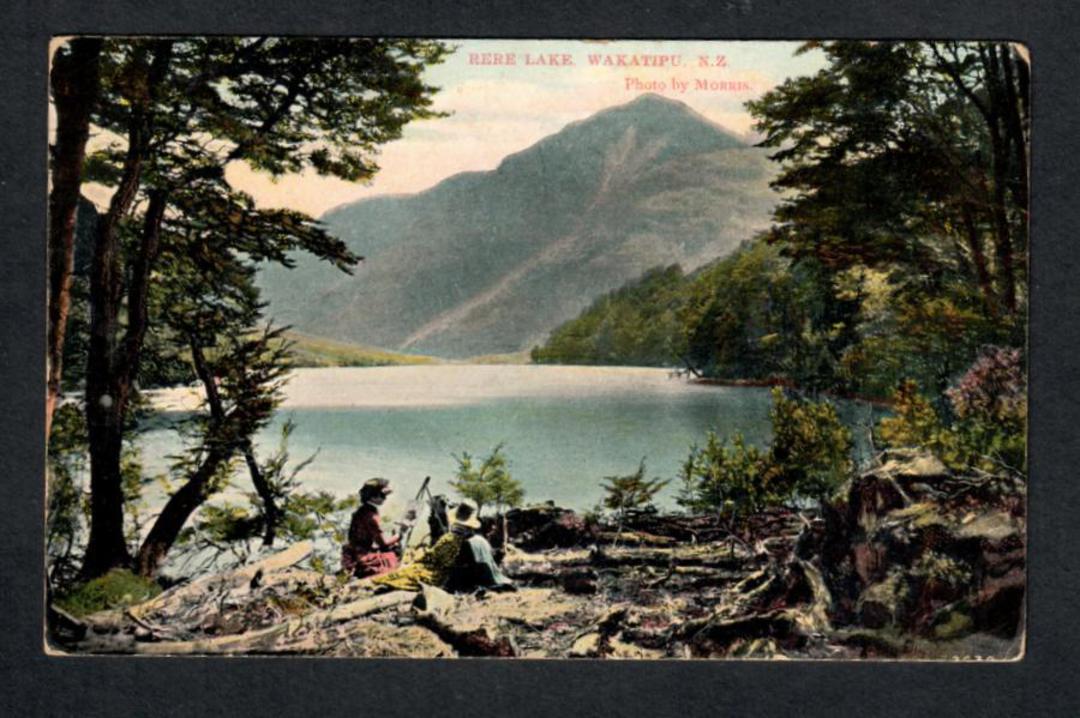 Coloured postcard of Rere Lake Wakatipu. - 49418 - Postcard image 0