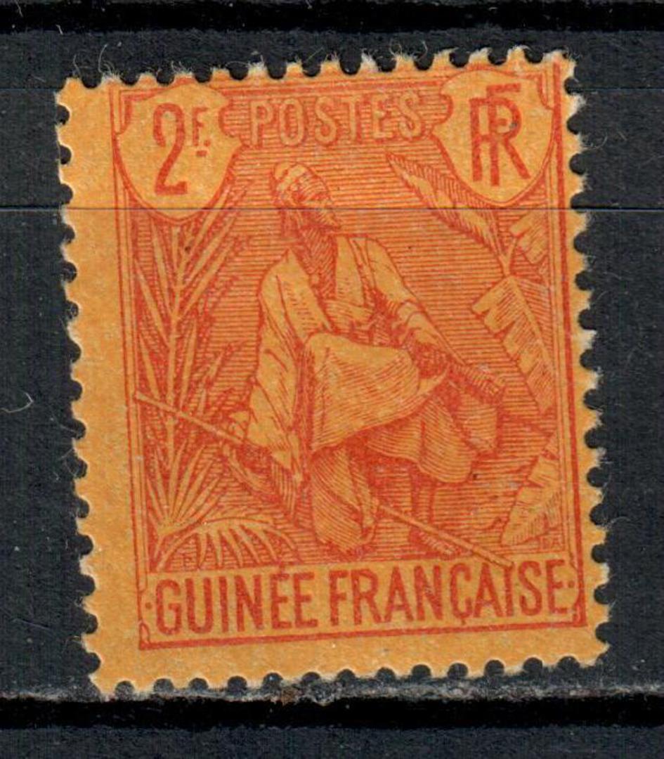 FRENCH GUINEA 1904 Definitive 2fr Red on Orange. - 71204 - Mint image 0