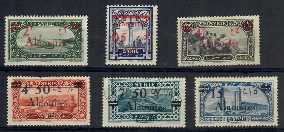 LATAKIA State of the Alouites 1926 Definitives. Set of 6. - 22338 - Mint image 0