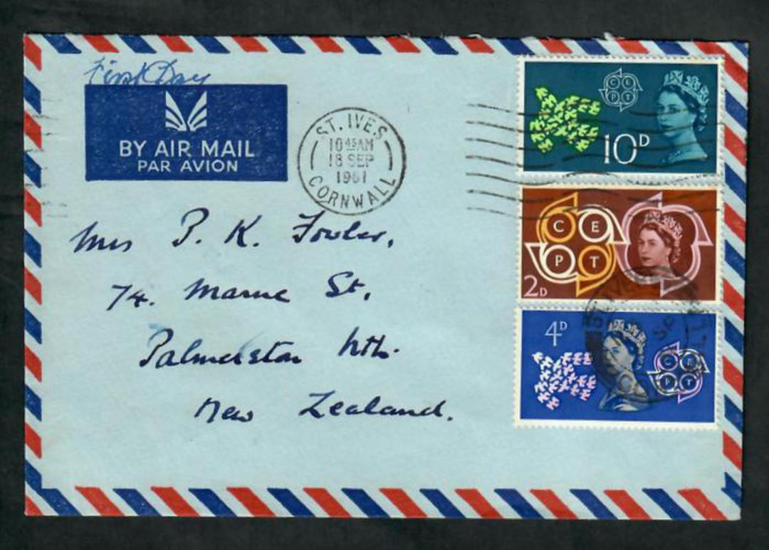 GREAT BRITAIN 1961 Europa on first day cover. - 30328 - FDC image 0