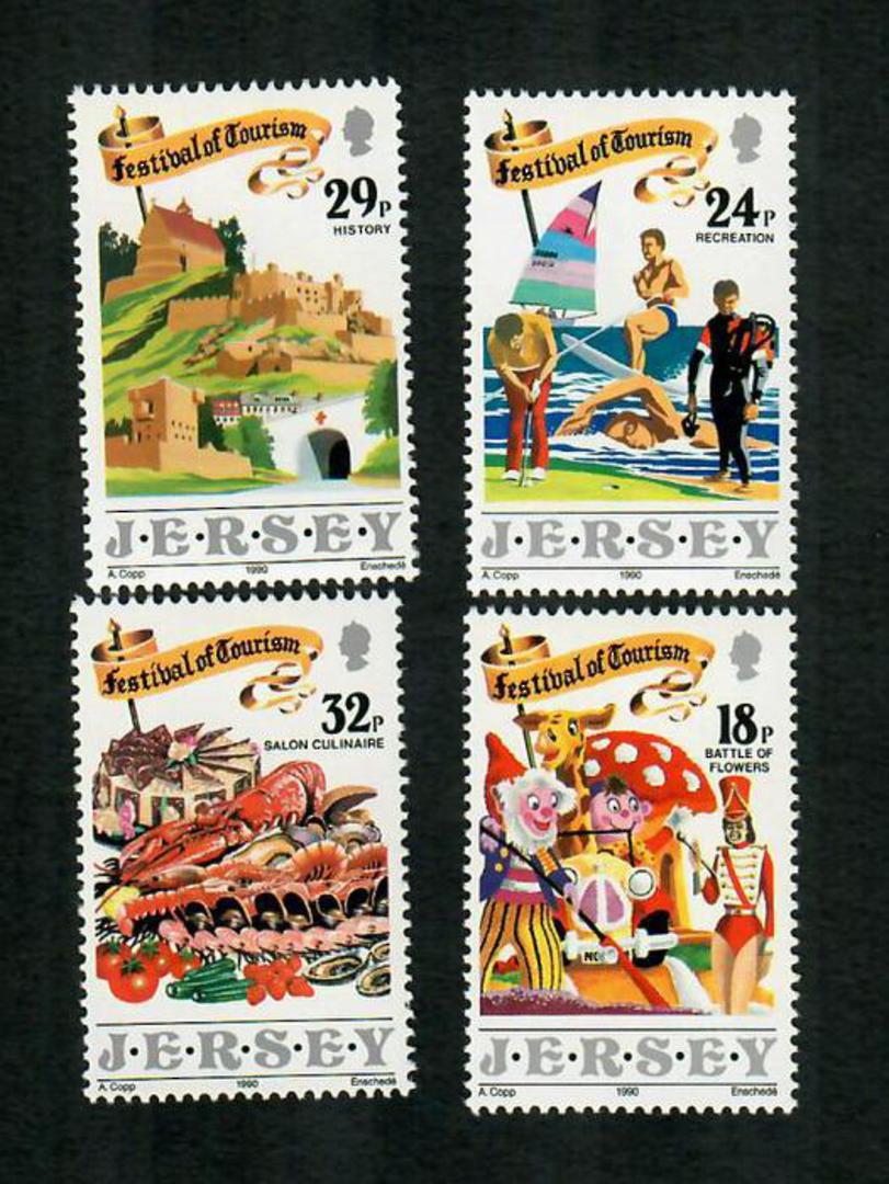 JERSEY 1990 Festival of Tourism. Set of 4. - 89322 - UHM image 0