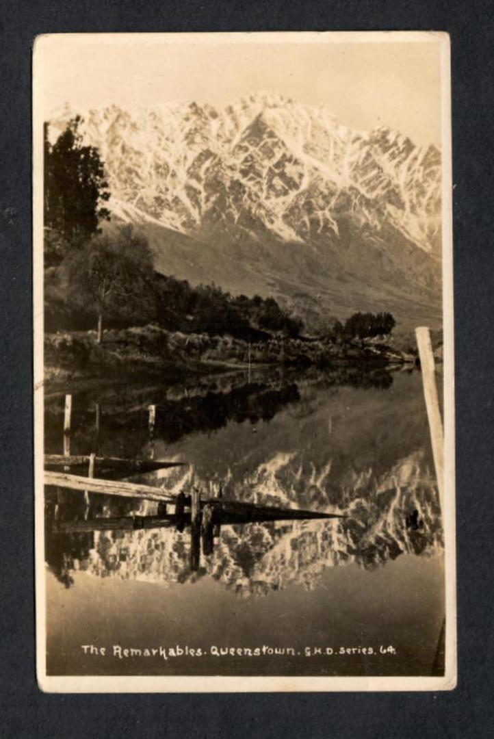 Real Photograph of the Remarkables. - 49429 - Postcard image 0