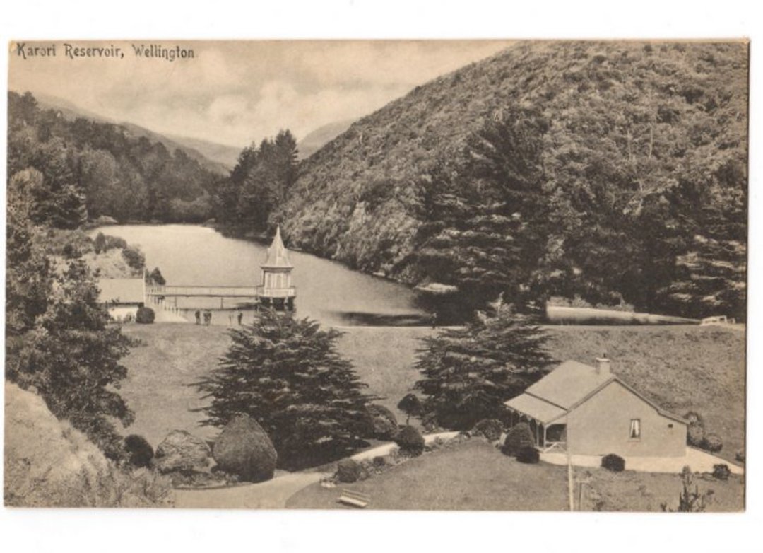 Postcard of Karori Reservoir. - 47769 - Postcard image 0