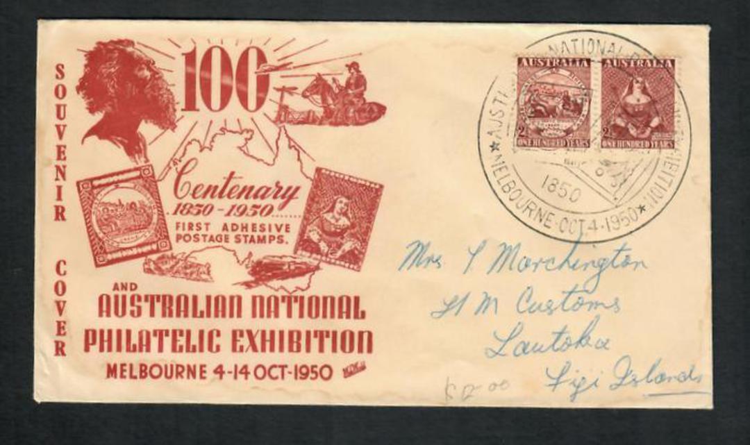 AUSTRALIA 1950 Anpex International Stamp Exhibition. Cover with Special Postmark. - 32250 - PostalHist image 0
