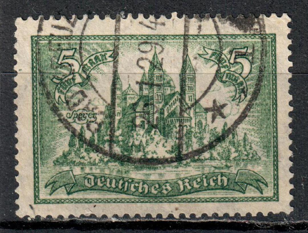 GERMANY 1924 Definitive 1 m Grey- Green. - 71949 - FU image 0