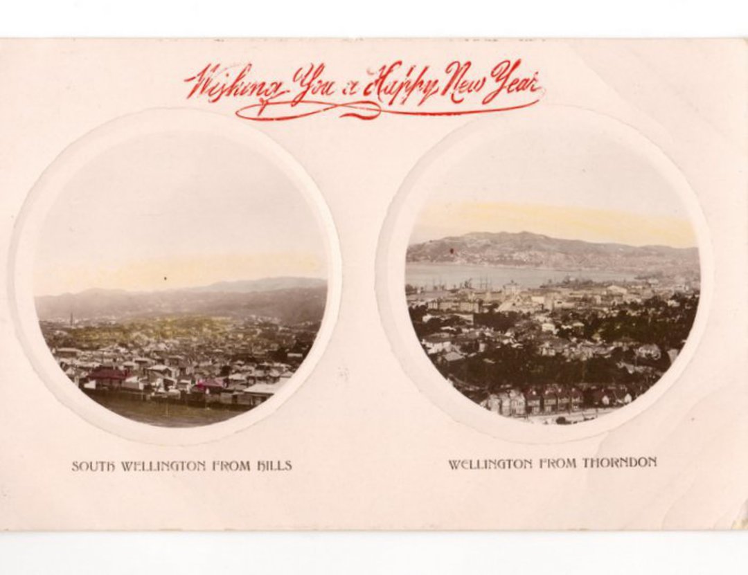 Postcard. Two views. Wellington and South Wellington. - 247375 - Postcard image 0