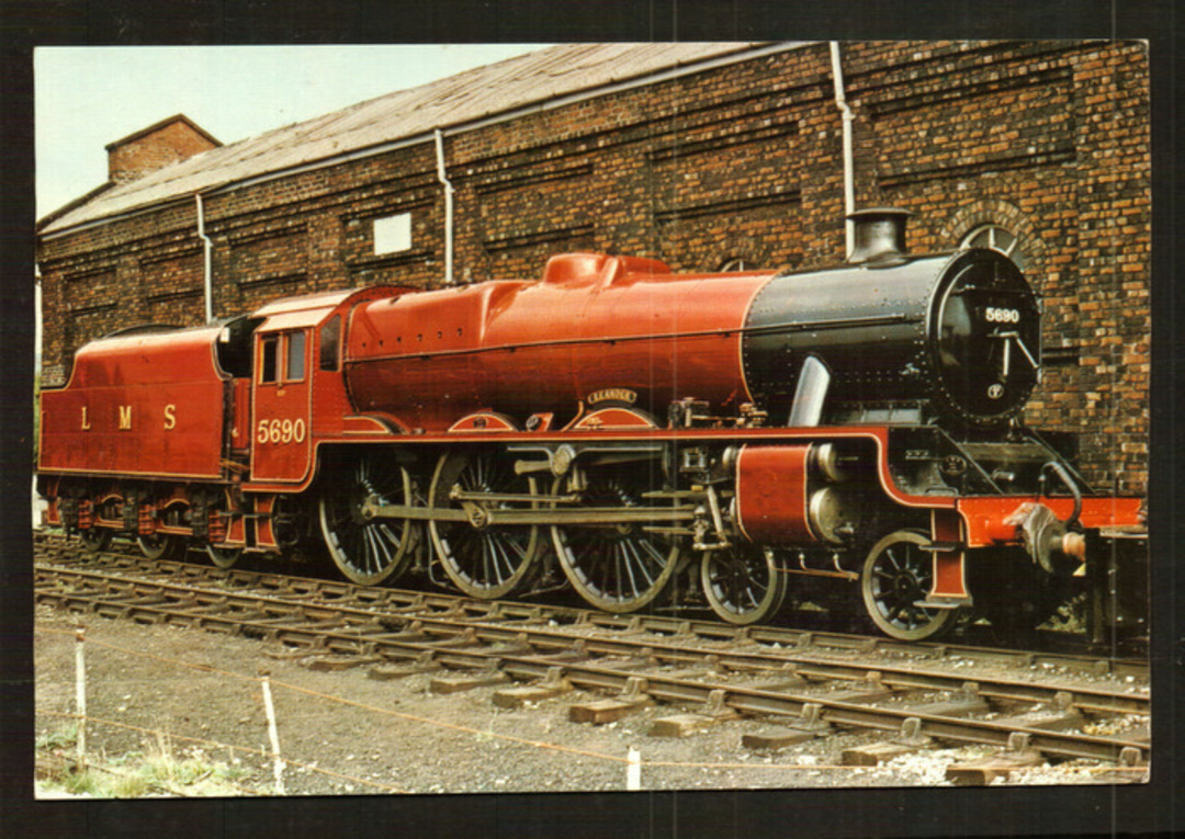 Modern Coloured Postcard of LMS Jubilee Class 4-6-0 #5690 Leander. - 440023 - Postcard image 0