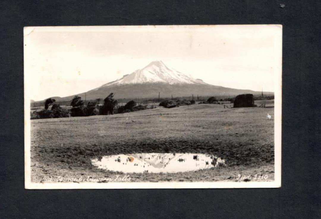Real Photograph by Teeds of Mt Egmont from the farms near Dawson Falls. - 46951 - Postcard image 0