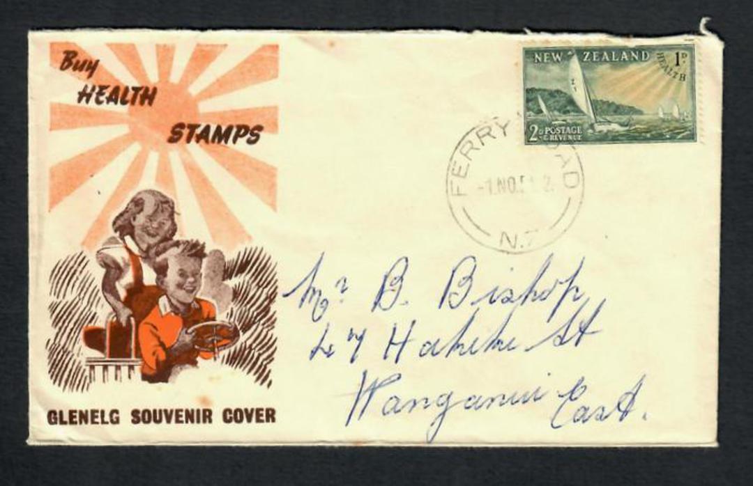 NEW ZEALAND 1951 Health 2d on illustrated first day cover. - 31574 - PostalHist image 0
