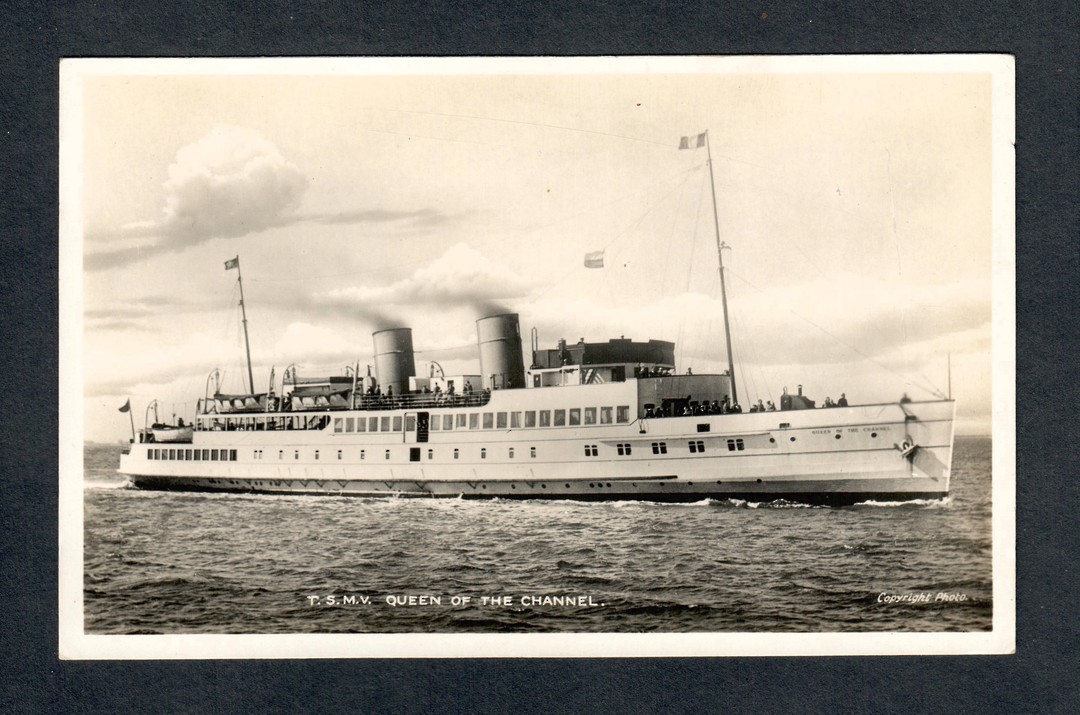 Real Photograph of TSMV Queen of the Channel. - 40429 - Postcard image 0
