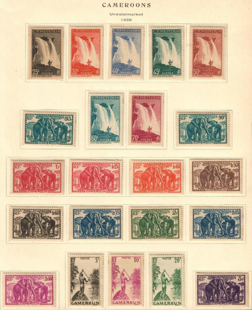 CAMEROUN 1939 Definitives. Set of 30. - 55151 - Mint image 0