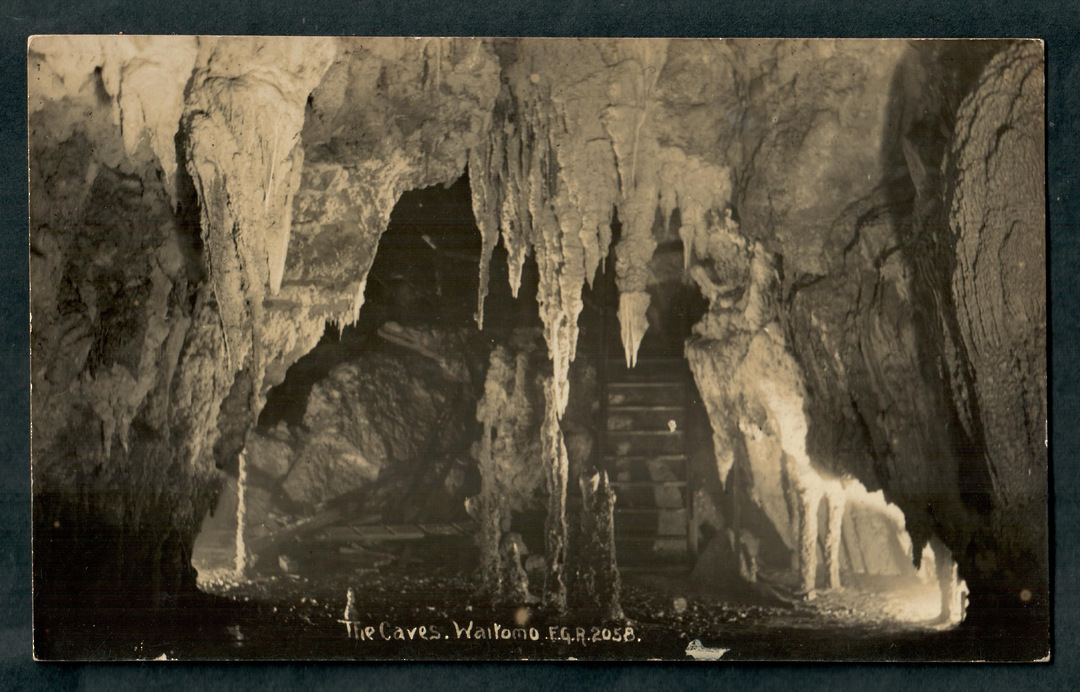 Real Photograph by Radcliffe of The Cave Waitomo. - 46420 - Postcard image 0