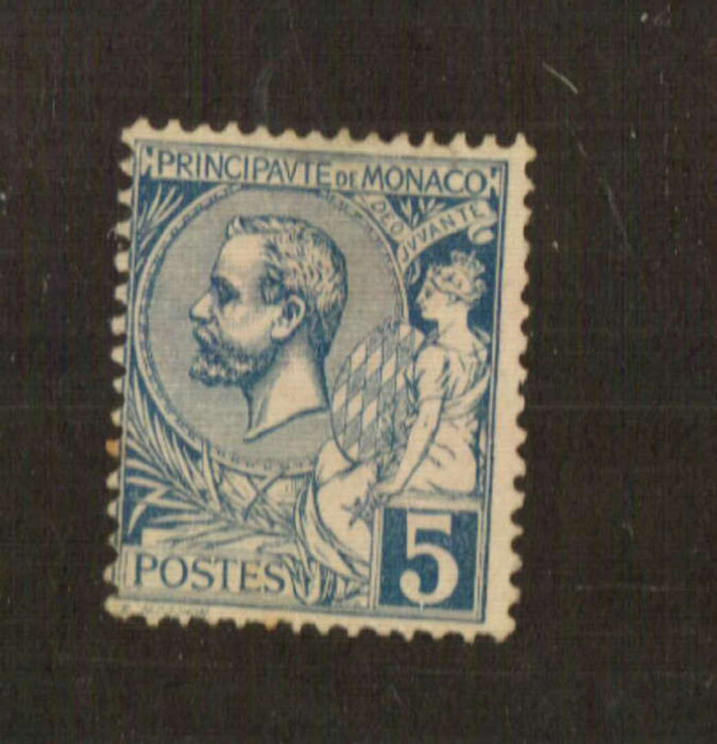 MONACO 1891 Definitive 5c Blue. - 78908 image 0