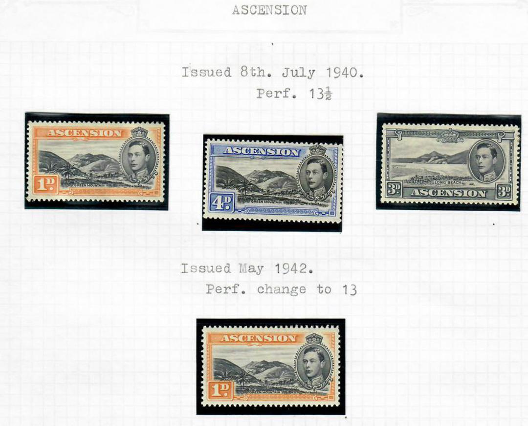 BRITISH GUIANA 1938 Geo 6th Definitives. Set of 12 plus a good number of the perf varieties. - 69006 - LHM image 0